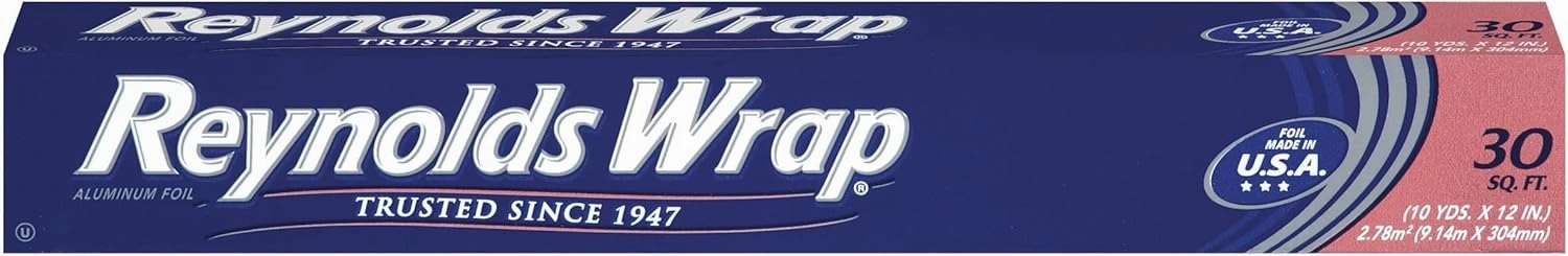 Reynolds Wrap Aluminum Foil (30 Sq Ft, Pack of 6)