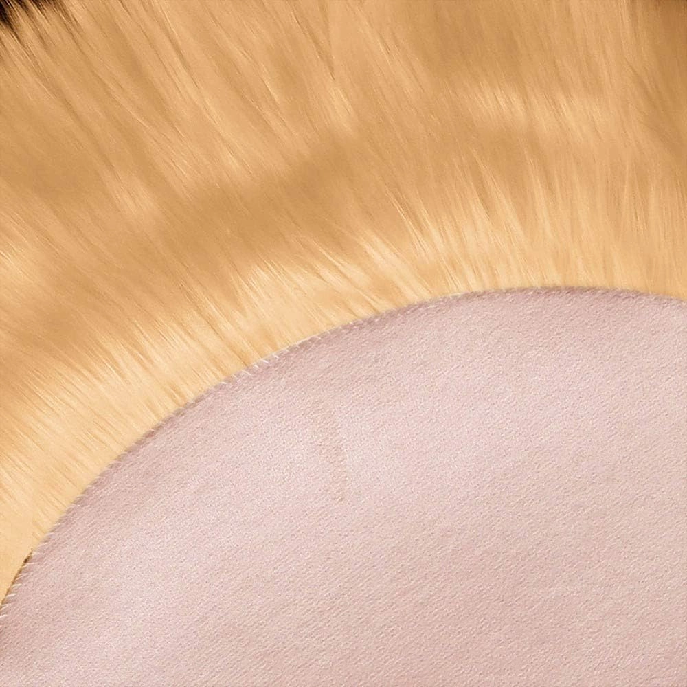RosieLily Ultra Soft Faux Sheepskin Bedside Living Room Rugs 2 x 6 ft Fluffy Shag Rugs Faux Fur Rug Chair Sofa Cover Seat Pad Fuzzy Area Rug for Bedroom Floor Brown