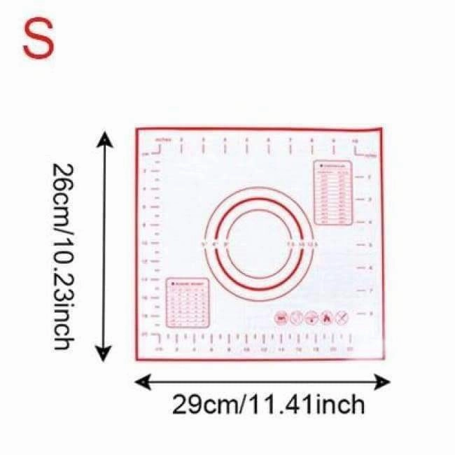 Rynx | Silicone Baking Mat Pizza Dough Shaper Pasta Kitchen Devices Cooking Tools Utensils Bakeware Kneading Accessories Quantity
