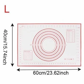 Rynx | Silicone Baking Mat Pizza Dough Shaper Pasta Kitchen Devices Cooking Tools Utensils Bakeware Kneading Accessories Quantity