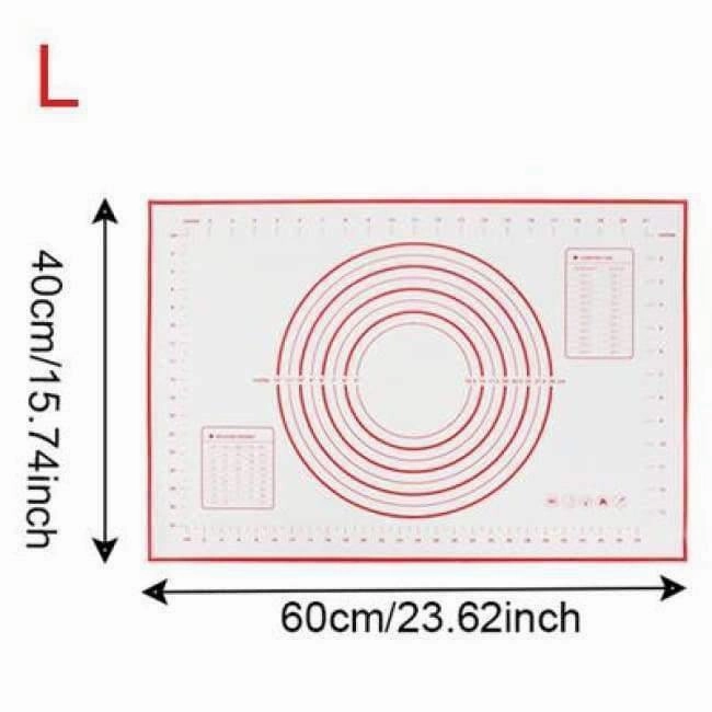 Rynx | Silicone Baking Mat Pizza Dough Shaper Pasta Kitchen Devices Cooking Tools Utensils Bakeware Kneading Accessories Quantity