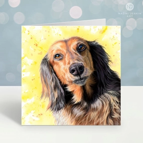 Sausage Dog Greeting Card