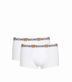 Set di 2 Boxer Moschino Teddy Bear - Bianco