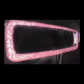 Shiny rear view mirror