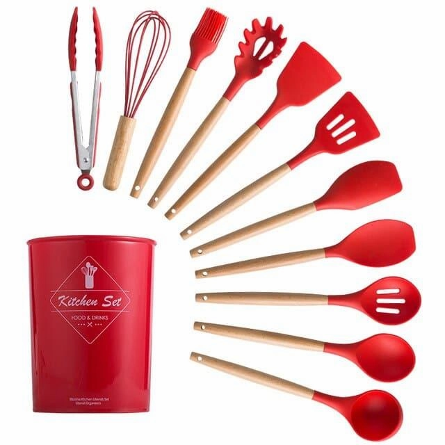 Silicone Detail Cooking Utensils Set