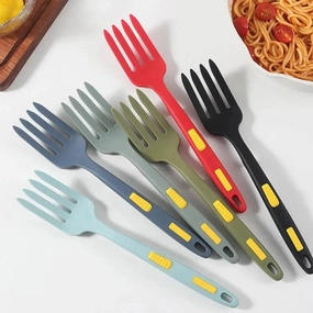 Silicone Fork Set - Multifunctional Kitchen Utensils for Cooking and Serving