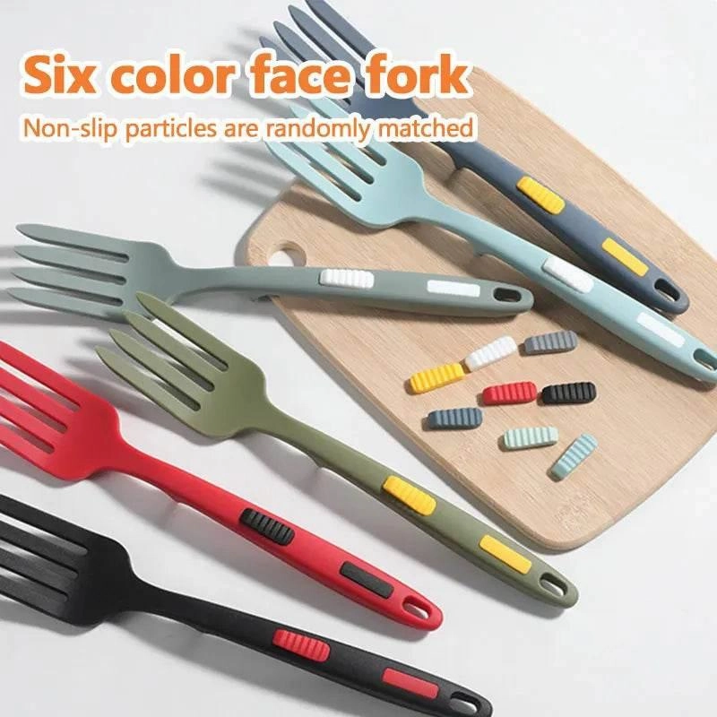 Silicone Fork Set - Multifunctional Kitchen Utensils for Cooking and Serving