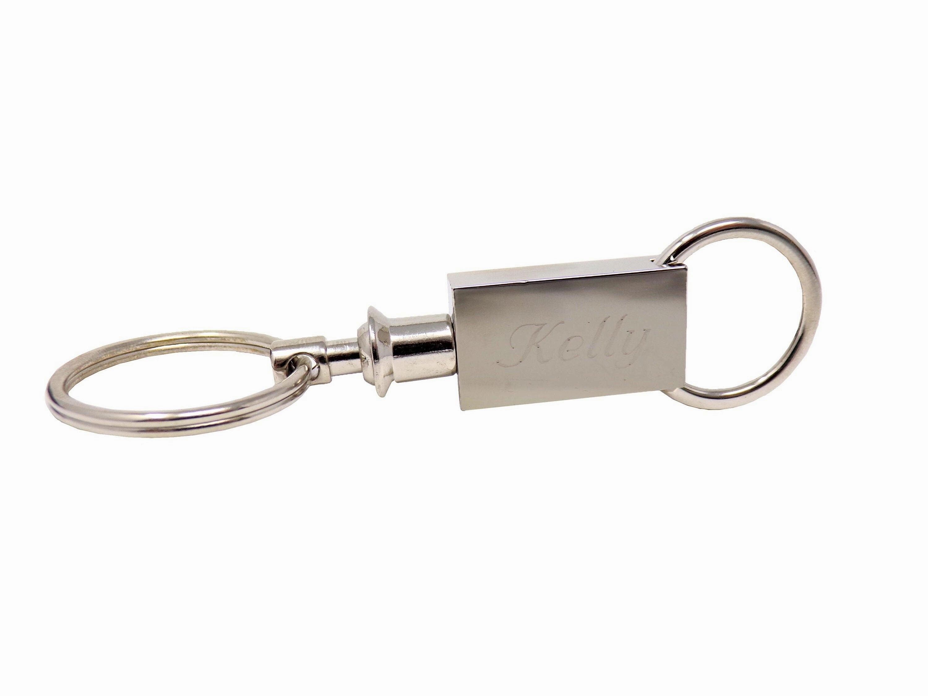 Silver Detachable Valet Keychain