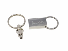 Silver Detachable Valet Keychain