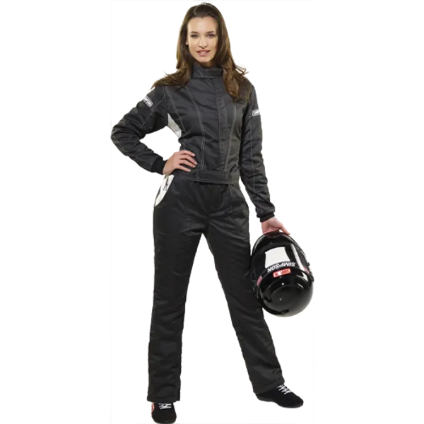 Simpson Racing Vixen II Women's Racing SuitX-Small - Black/White
