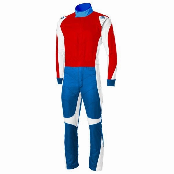Simpson Racing Six 0 Racing SuitX-Large - Blue / Red