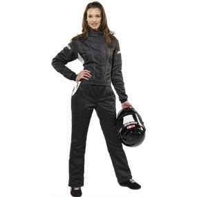 Simpson Racing Vixen II Women's Racing SuitMedium - Black/White
