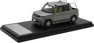 Simulation Car Model 1：43 for Toyota BB Open Deck 2001 Resin Car Model Display Custom Souvenir Mini Vehicles Toys(Gray)