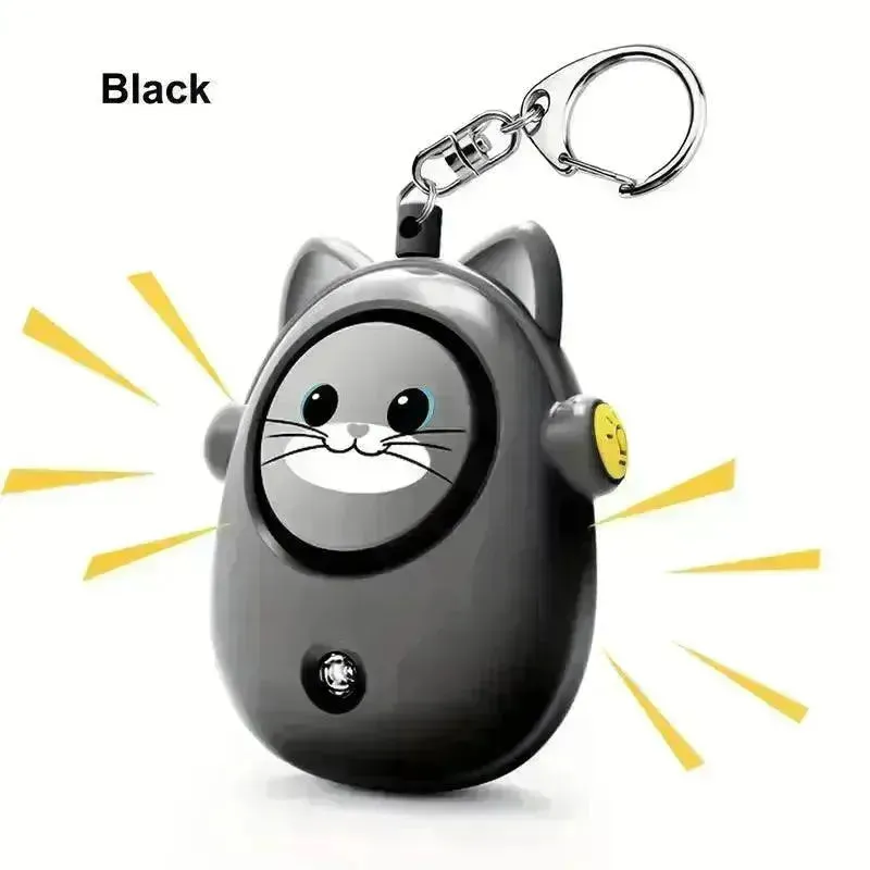 Siren Cat Safety Keychain