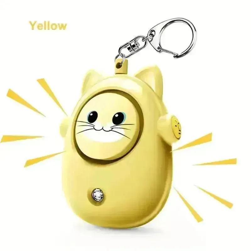 Siren Cat Safety Keychain