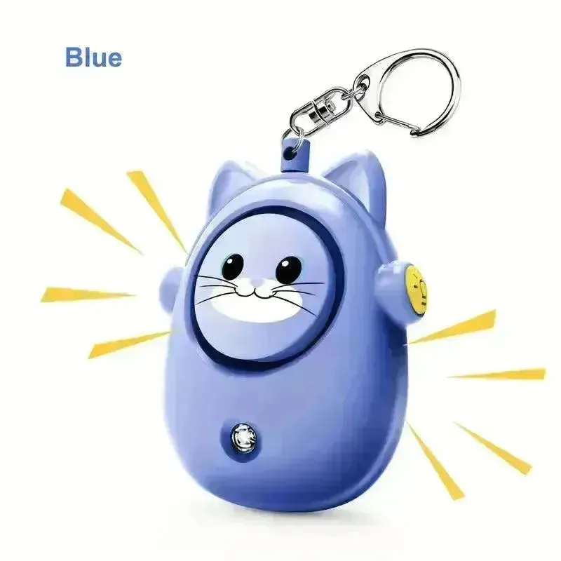 Siren Cat Safety Keychain