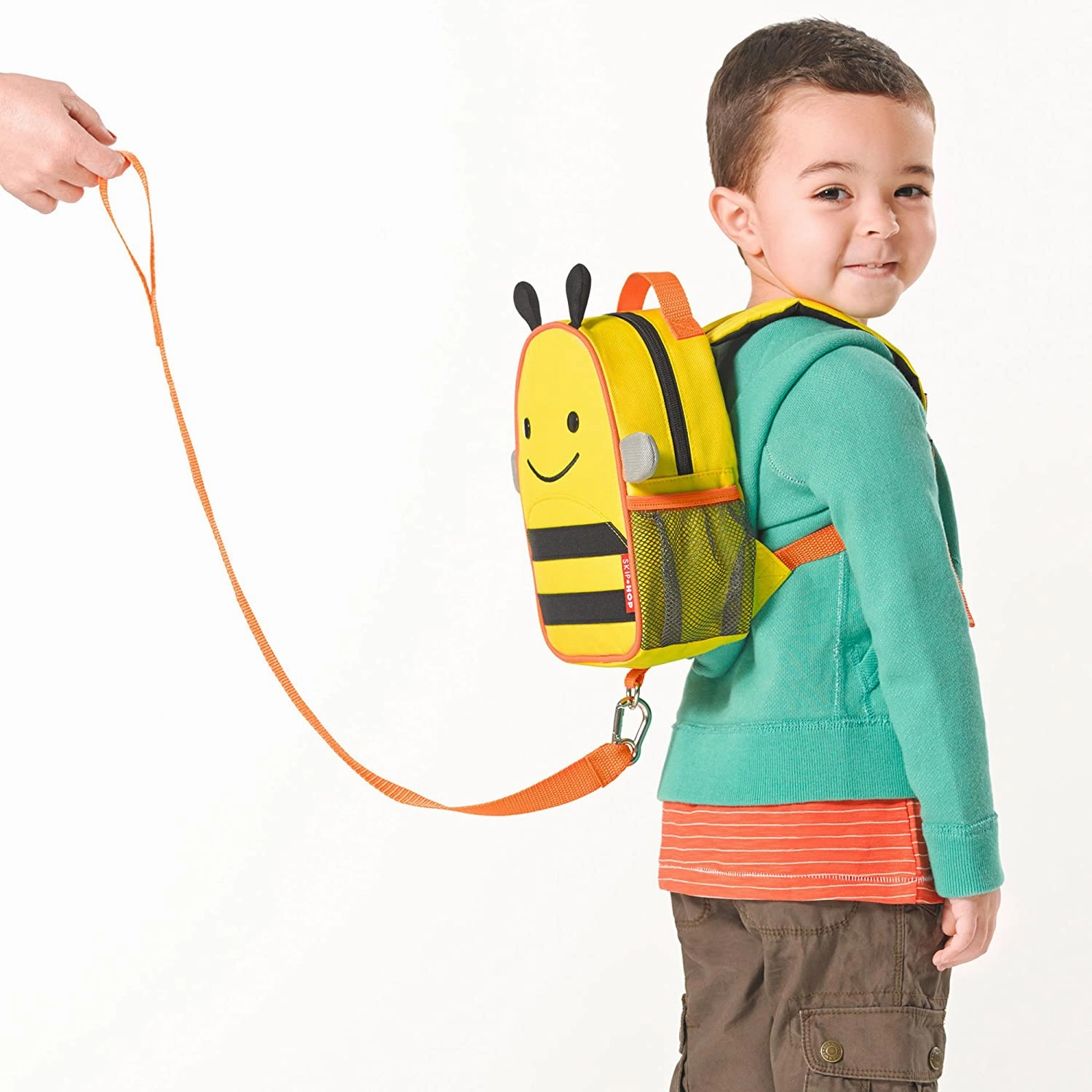 Skip Hop Zoo Little Kid and Toddler Safety Harness Let Backpack, Bee for Kids Ages 3 