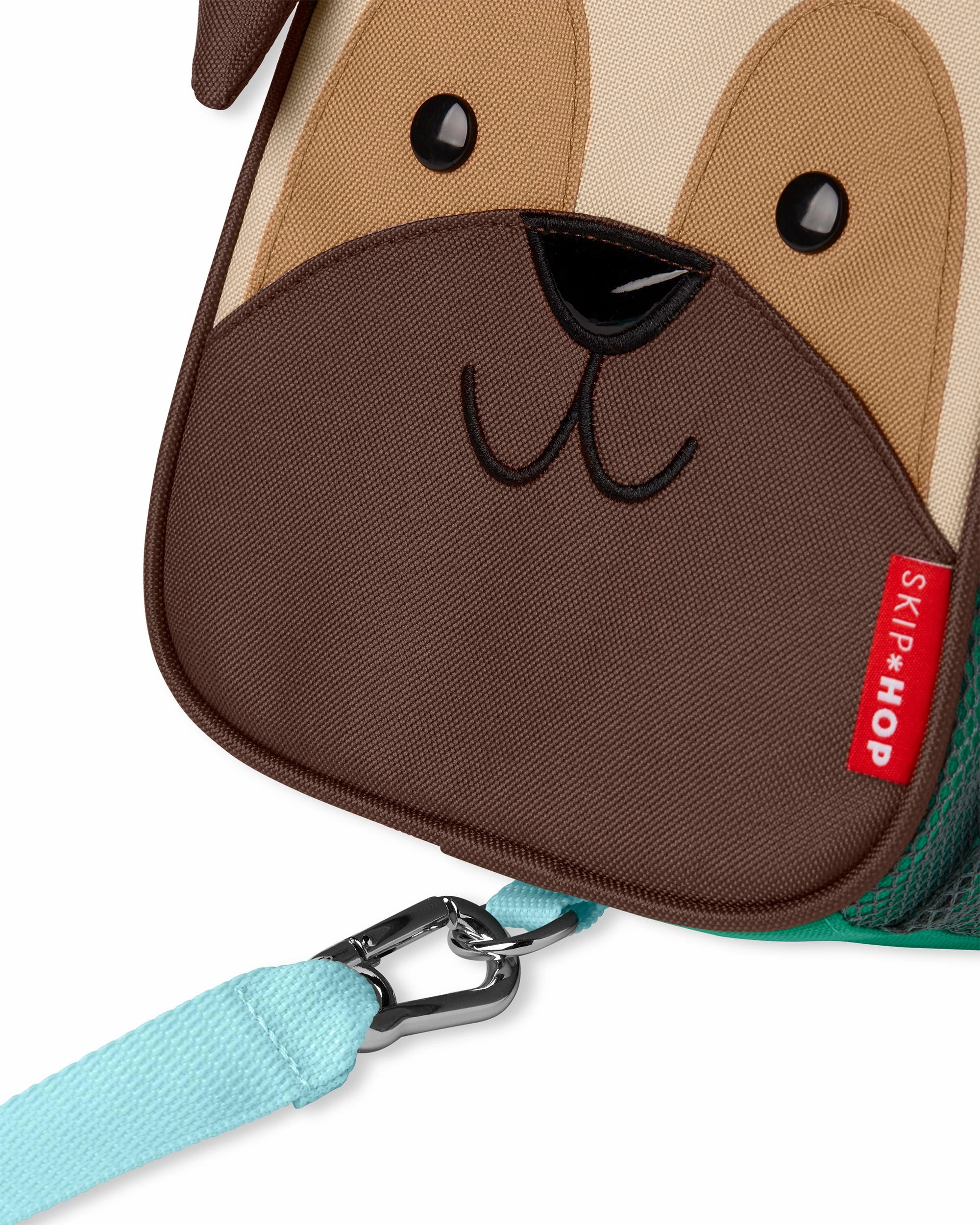 Skip Hop Zoo Mini Backpack with Reins - Preston Pug