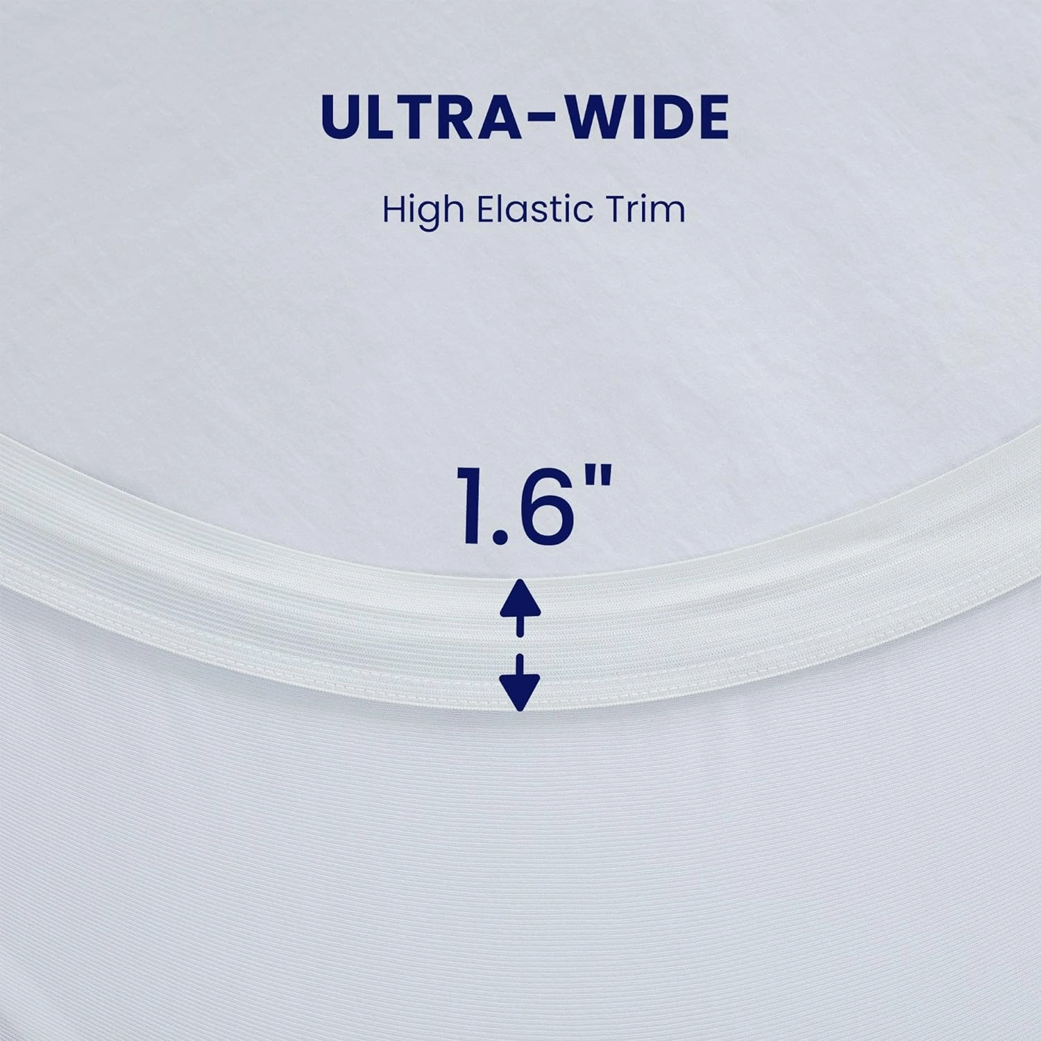 SLEEP ZONE Cooling Queen Mattress Topper, Premium Zoned Cool Mattress Pad Cover, Padded Mattress Protector Breathable Washable, Deep Pocket 8-21" (White, Queen)
