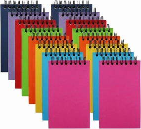 Small Spiral Notebook Set of 16,Mini 3x5 Pocket Notebook With Lined Pages, 60 Sheets Per Notepad, Memo Pads for Work, Home, Office, School, Gifts