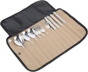 Sosoport Camping Box Cutlery Set Compact Picnic Utensils Portable Camping Accessories
