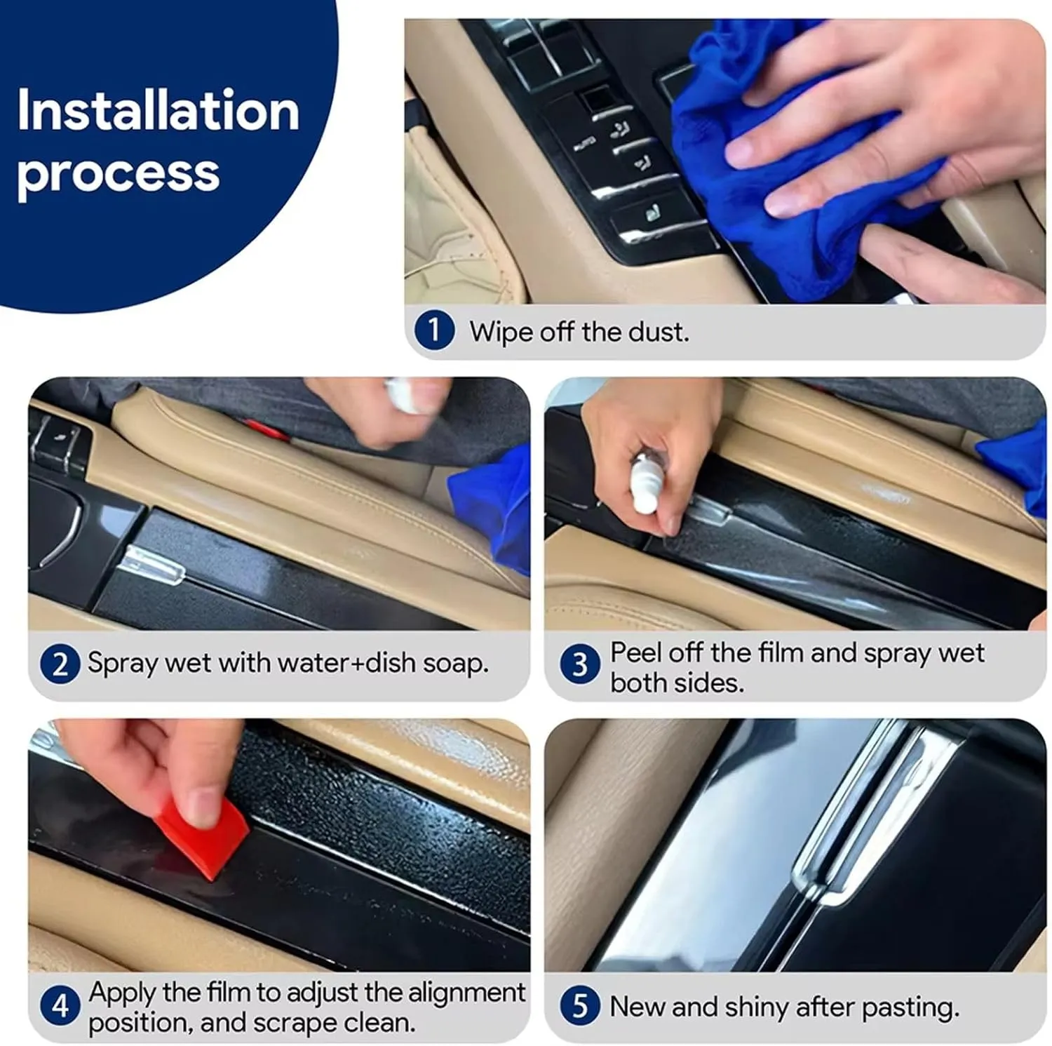 SPANN Car Interior Central Console Gear Panel Navigation Screen TPU Protector Film, Fit For Lexus NX 2023 Accessories