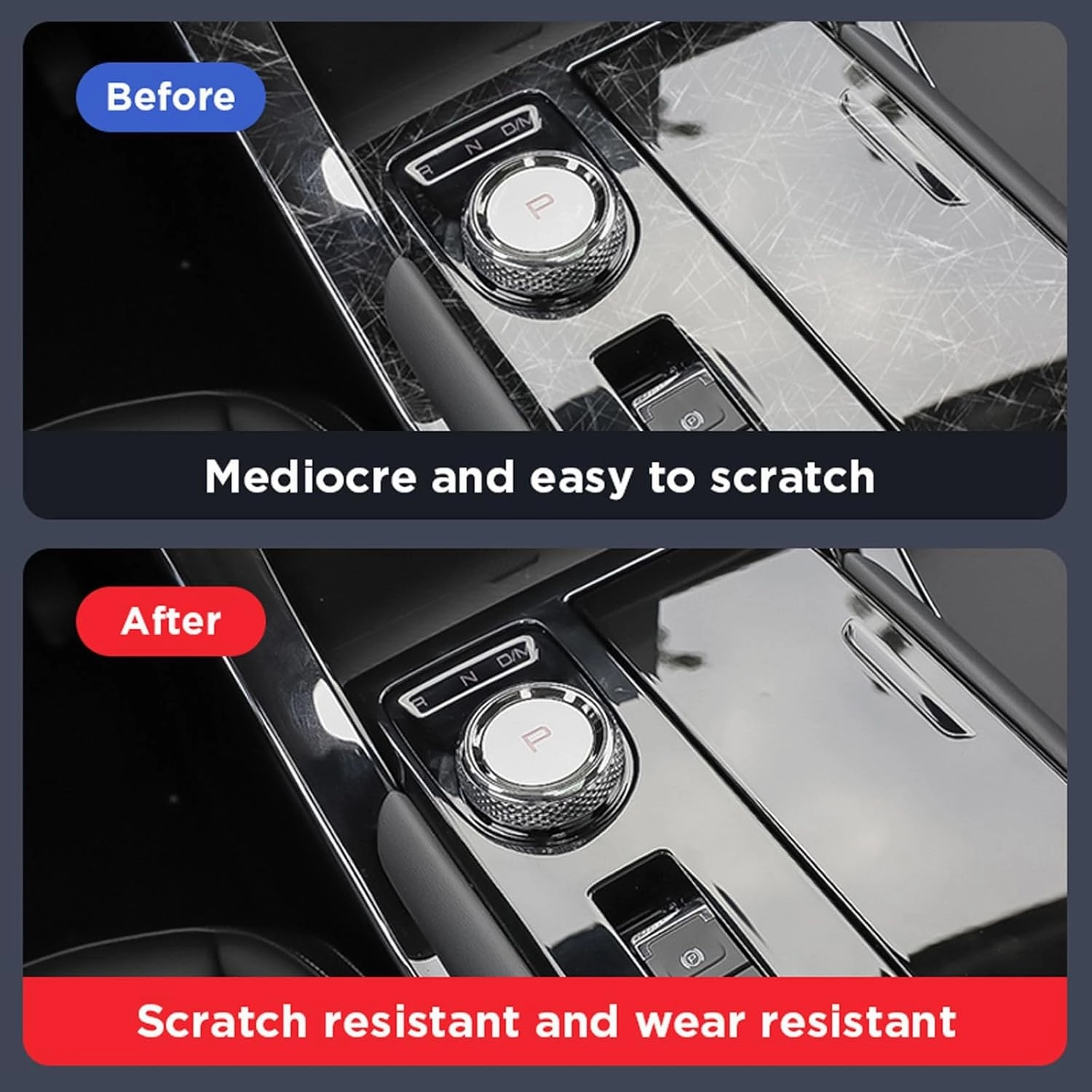SPANN Car Interior Central Console Gear Panel Navigation Screen TPU Protector Film, Fit For Porsche Cayenne 2018-2023 Accessories