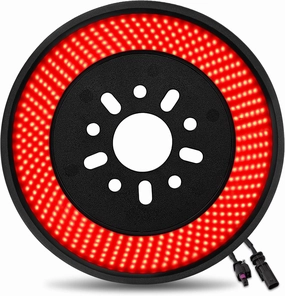 Spare Tire Brake Light for 2018-2025 Jeep Wrangler JL JLU Accessories, 405PCS LED Super Bright 3rd Third Brake Light, Plug & Play Wheel Light Red Ring Tail Light Easy Install Rear Brake Light