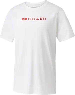 Speedo Mens' Guard UV Swim Shirt Short Sleeve Rashguard Bright White