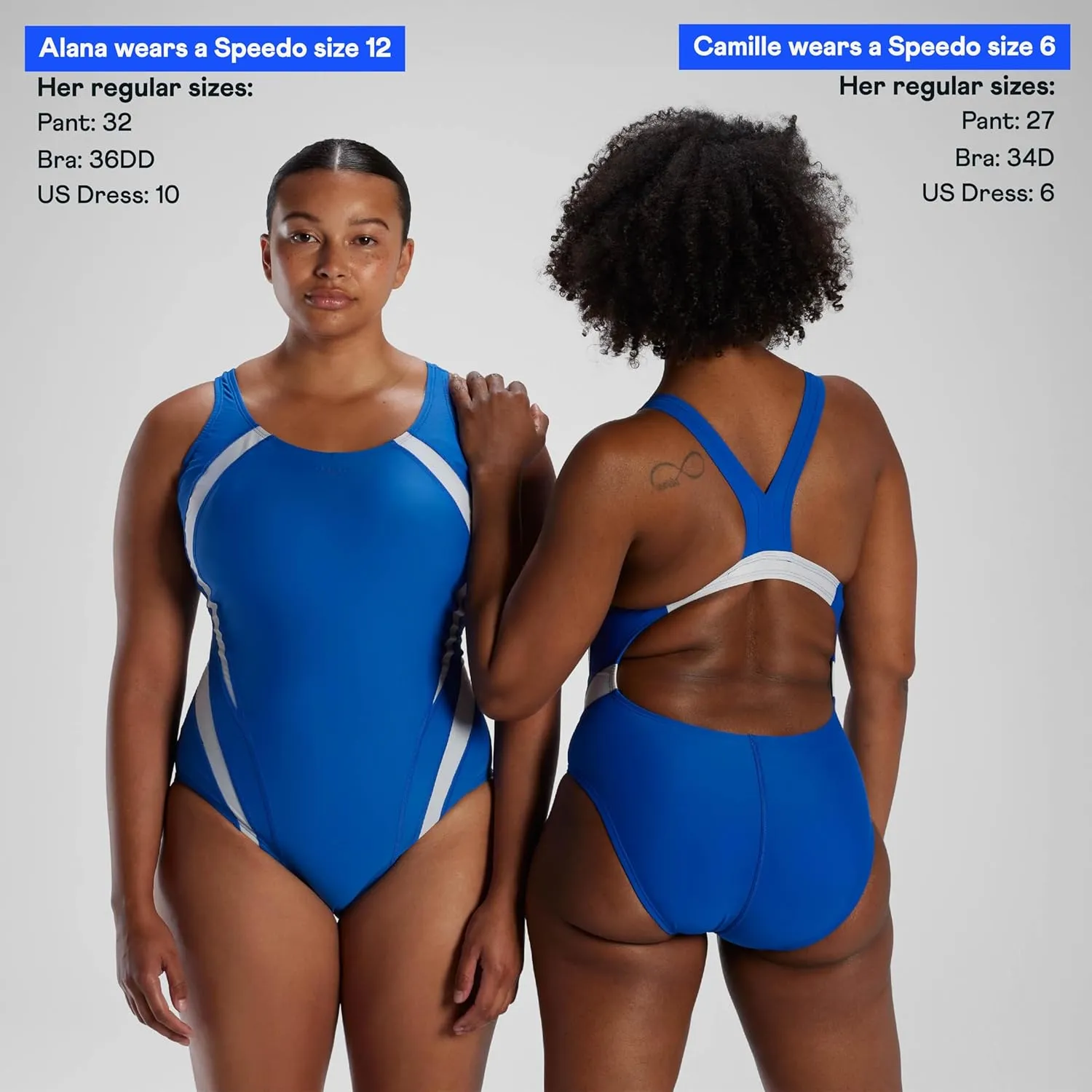 Speedo Women's Swimsuit One Piece Creora Highclo Quantum Splice High Cut Solid