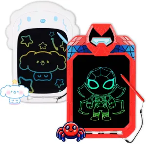 Spider Hero and Fluffy Puppy LCD Writing Tablet
