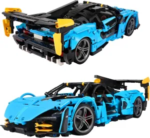 Sports Car Building Blocks,Model Cars for Adults,1：14 Moc Car Building Blocks,Collectible Kits for Kids,Gifts for Motorsports Enthusiasts (1610 Pieces Bricks)