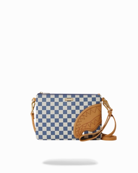Sprayground Letter Checkers Clutch Bag
