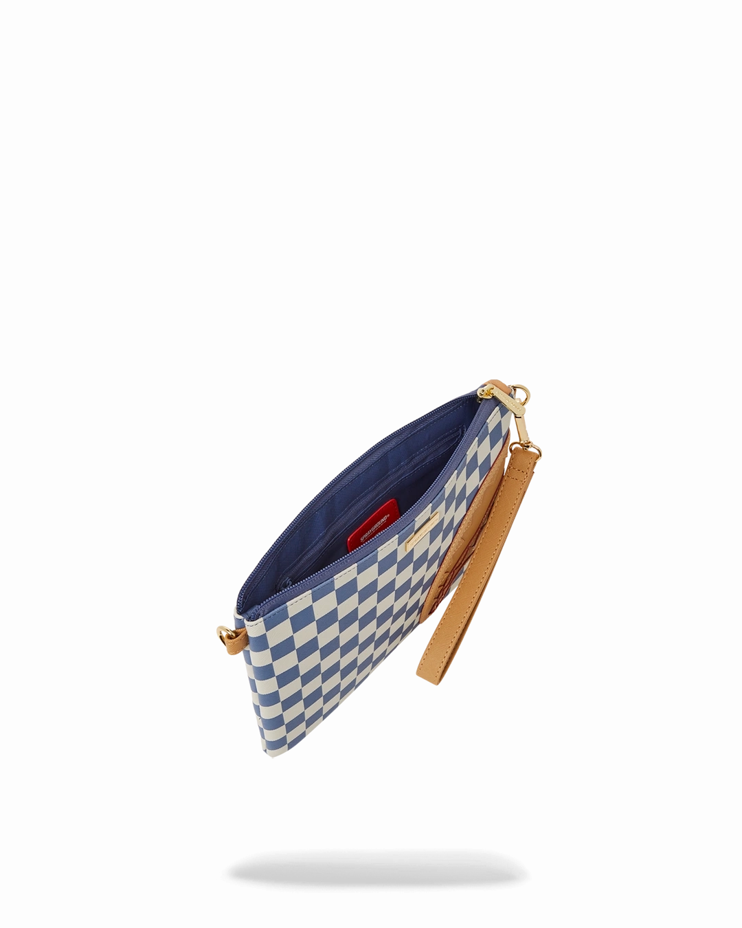 Sprayground Letter Checkers Clutch Bag