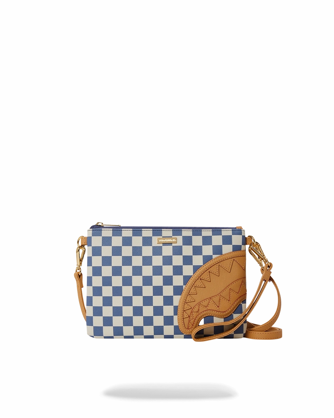 Sprayground Letter Checkers Clutch Bag