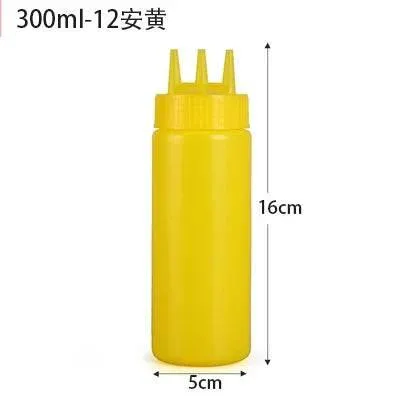 Squeeze Bottle Set - Condiment Dispenser for Sauces and Oils