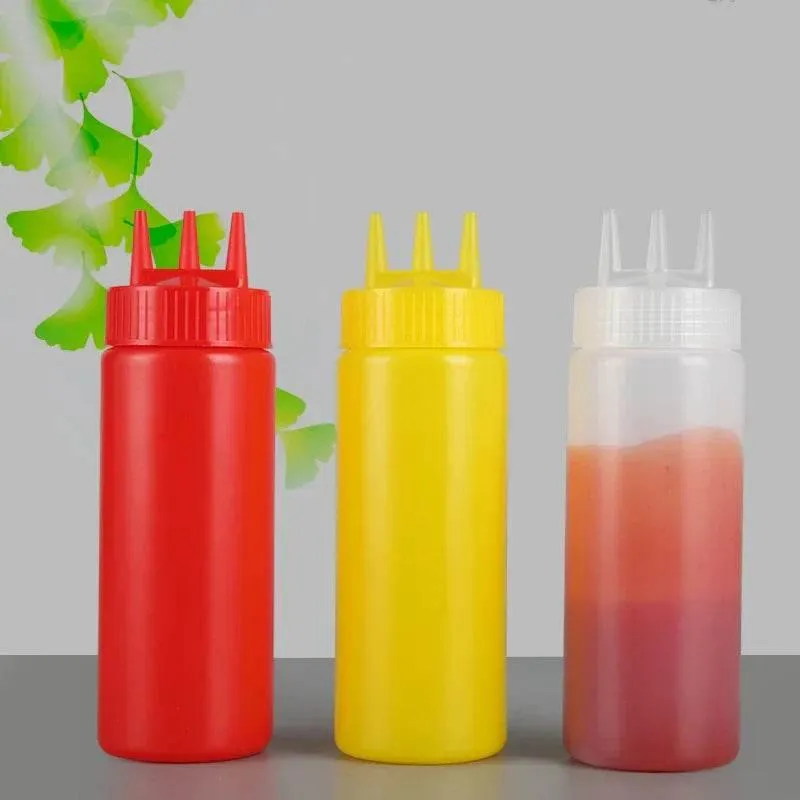 Squeeze Bottle Set - Condiment Dispenser for Sauces and Oils