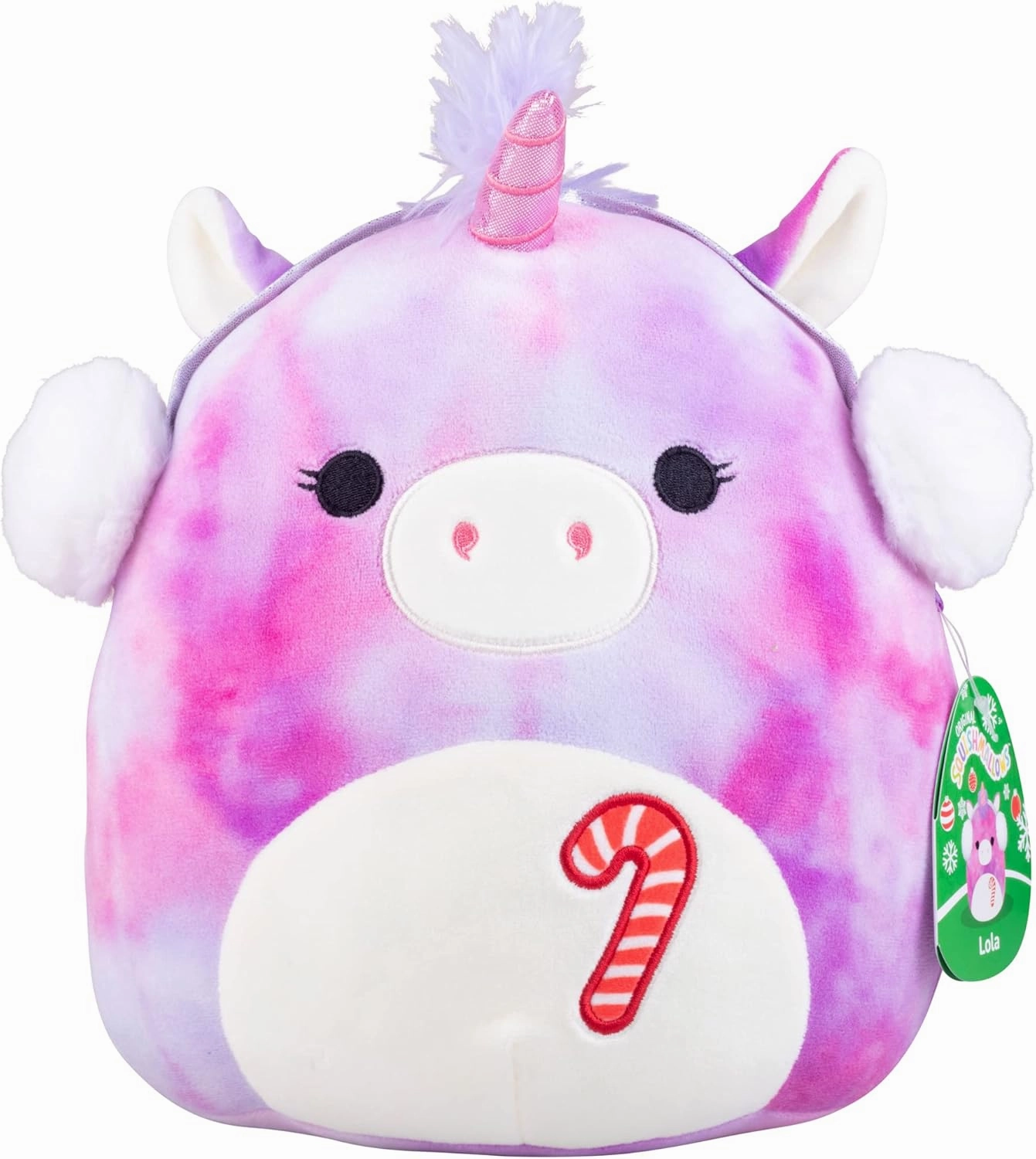 Squishmallows 10-Inch Lola The Unicorn - Official Jazwares Plush - Collectible Soft & Squishy Stuffed Animal Toy - Gift for Kids, Girls, Boys