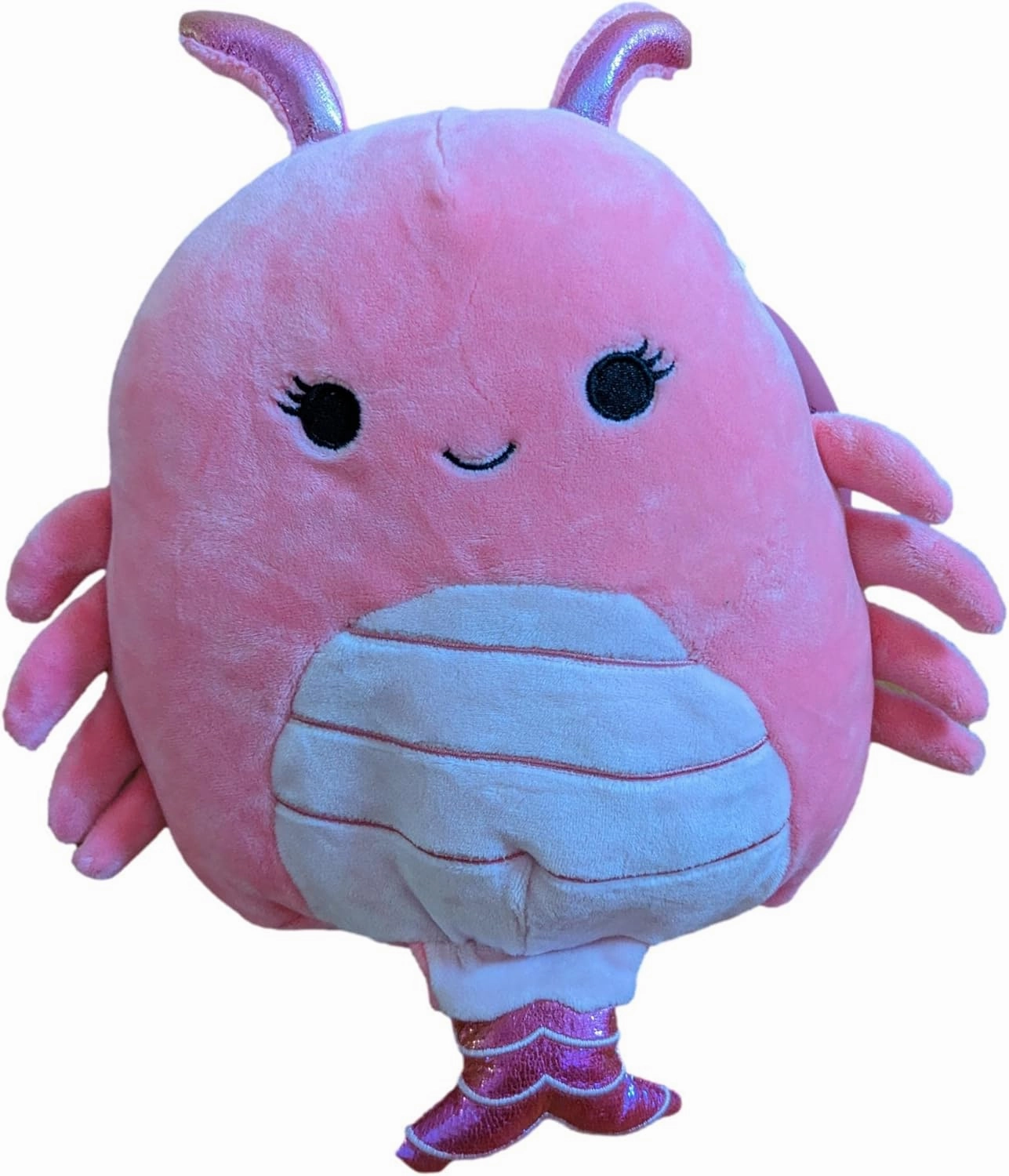 Squishmallows Kellytoy Valentine Birthday 8 Inch (20 cm) Plush Toy (Simone Shrimp)