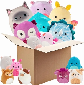 Squishmallows Mystery One 10" & Two 5" 3-Squish Value Pack - Get ONE Jumbo & Two Mini Jazwares Plush for Less - Collectible Soft & Squishy Stuffed Animal Toy - Gift Set for Kids, Girls & Boys