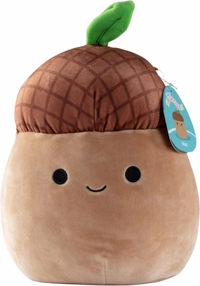 Squishmallows Original 10-Inch Mac The Acorn - Official Jazwares Plush - Collectible Soft & Squishy Nature Stuffed Animal Toy - Gift for Kids, Girls & Boys