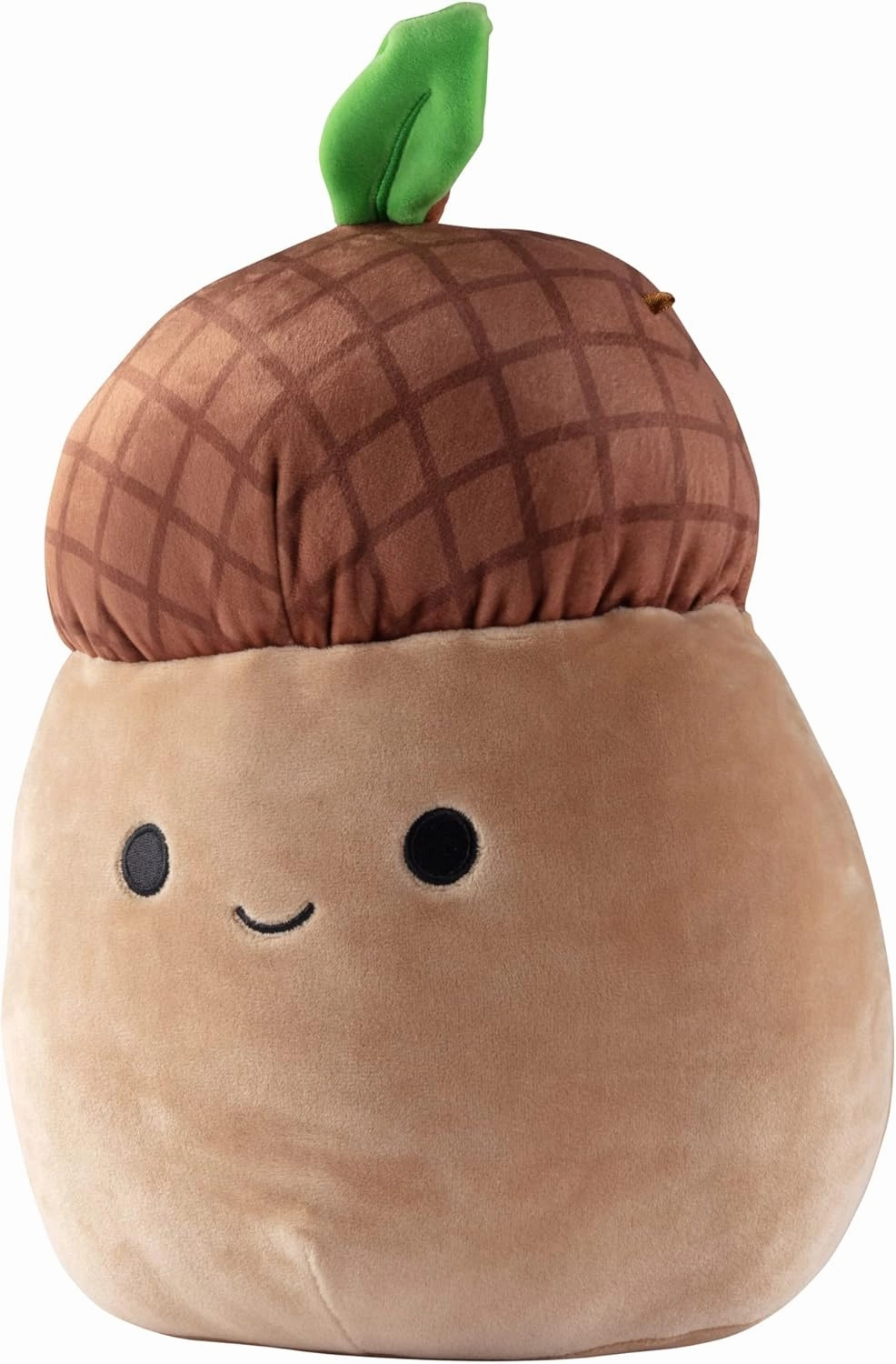 Squishmallows Original 10-Inch Mac The Acorn - Official Jazwares Plush - Collectible Soft & Squishy Nature Stuffed Animal Toy - Gift for Kids, Girls & Boys