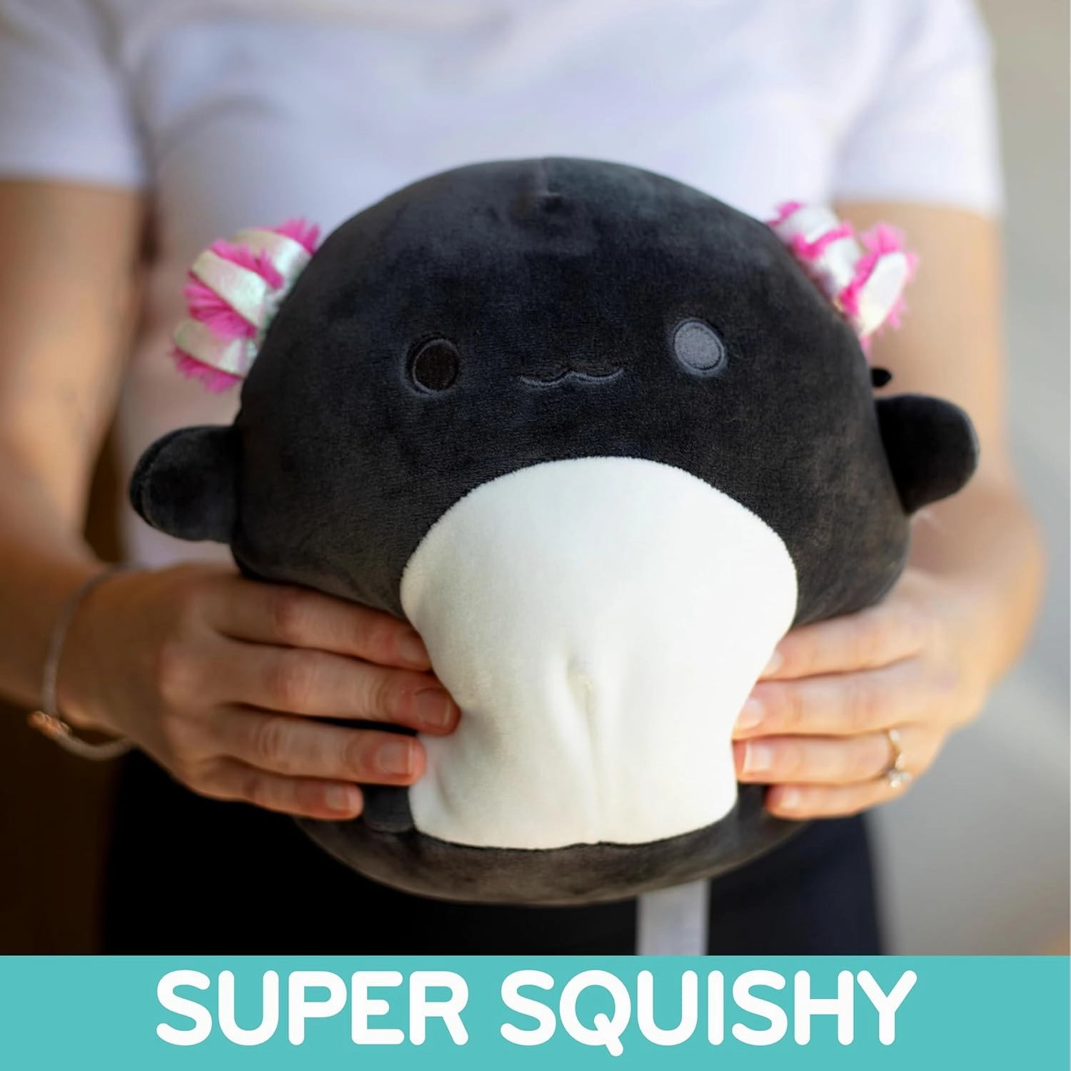 Squishmallows Original 8-Inch Jaelyn The Axolotl - Official Jazwares Plush - Collectible Soft Squishy Stuffed Animal Toy - Add to Your Squad - Gift for Kids, Girls & Boys