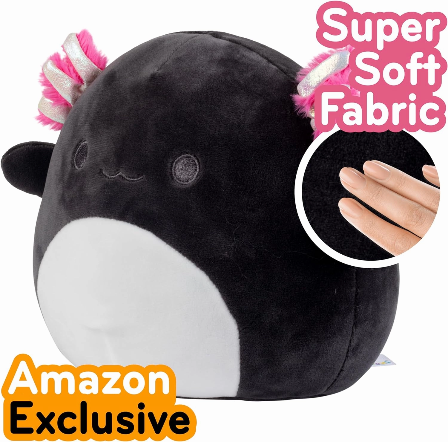 Squishmallows Original 8-Inch Jaelyn The Axolotl - Official Jazwares Plush - Collectible Soft Squishy Stuffed Animal Toy - Add to Your Squad - Gift for Kids, Girls & Boys
