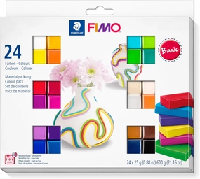 Staedtler 8023 C24-1 Basic Modelling Clay