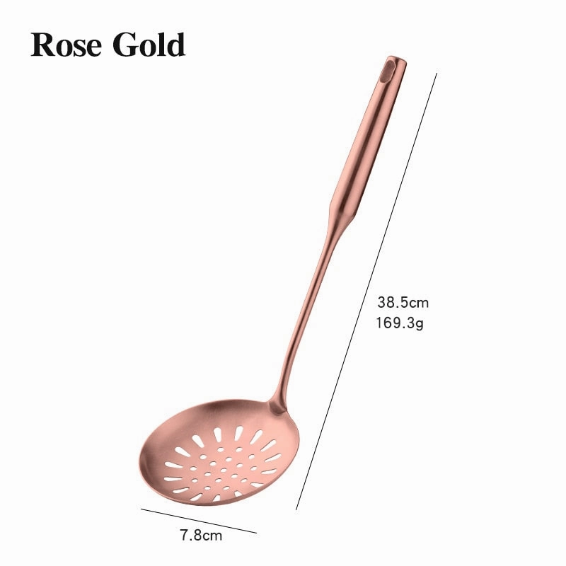 Stainless Steel Rose Gold Kitchen Utensils