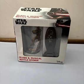 Star Wars Chewbacca Glass & Musical Bottle Opener