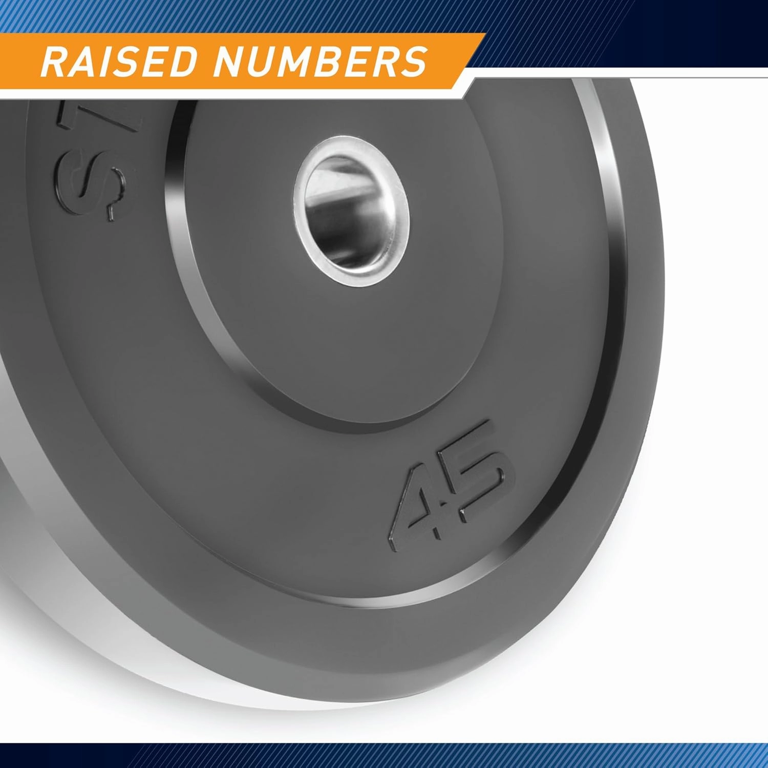Steelbody Olympic Rubber Bumper Weight Plate - 10 lb. / 25 lb. / 35 lb. / 45 lb. Workout Weights