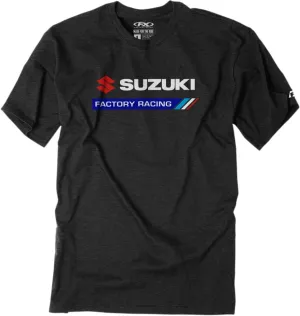 Suzuki Factory Racing T-Shirt (Heather Black - 2XL)