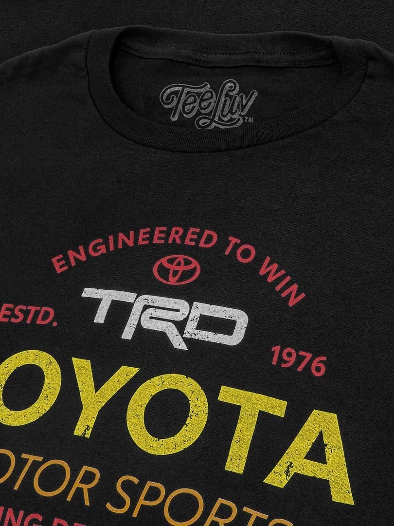 Tee Luv Men's Toyota TRD T-Shirt - Toyota Racing Development Motor Sports Shirt